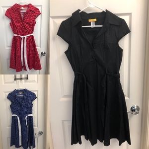 Three ModCloth Hepcat dresses